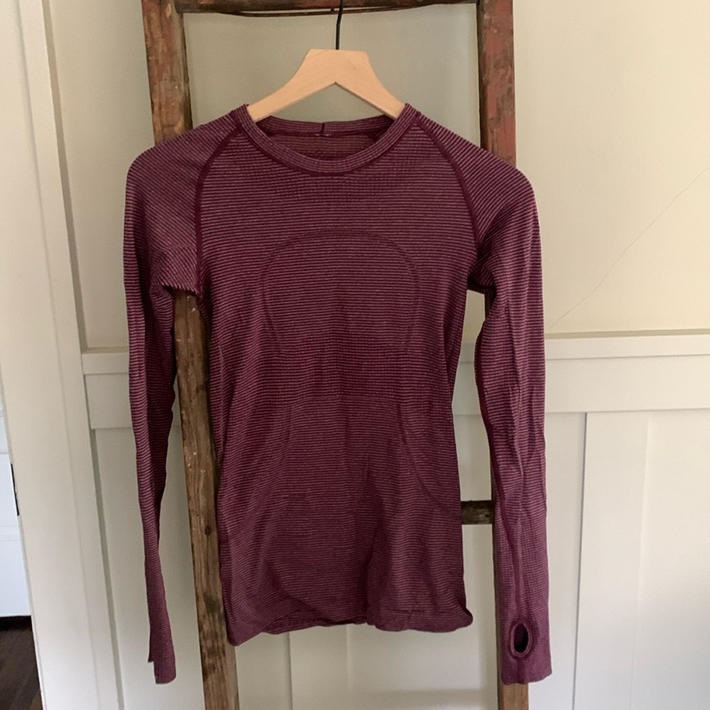 Lululemon striped long sleeve shirt